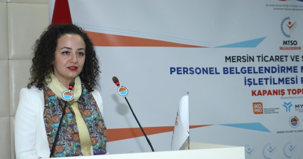 MYK Başkanlığı Sınav ve Belgelendirme Dairesi Uzman Yardımcısı Kübra Ulusoy