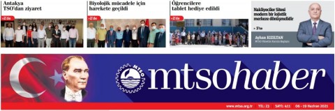 MTSO Haber Sayı 411 -  6 Haziran 2021
