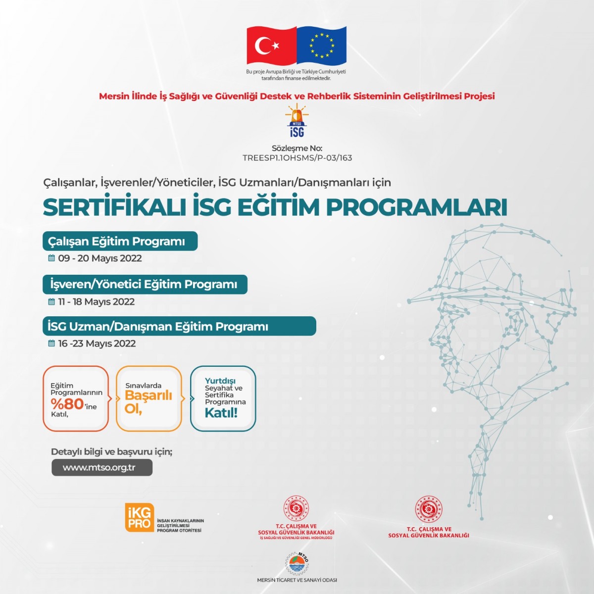 Sertifikalı İSG Eğitim Programları | 09-23 Mayıs 2022